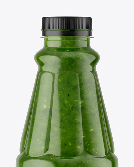 Pesto Sauce Bottle Mockup