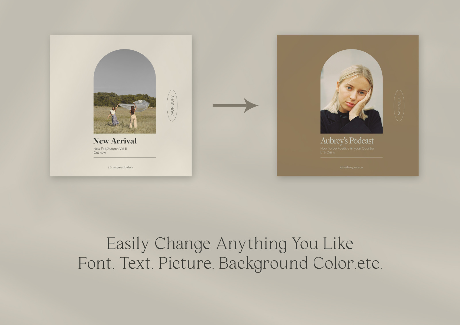 Stephanie PSD Instagram Template Stephanie PSD Instagram Template