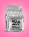 Metallic Food Bag Mockup