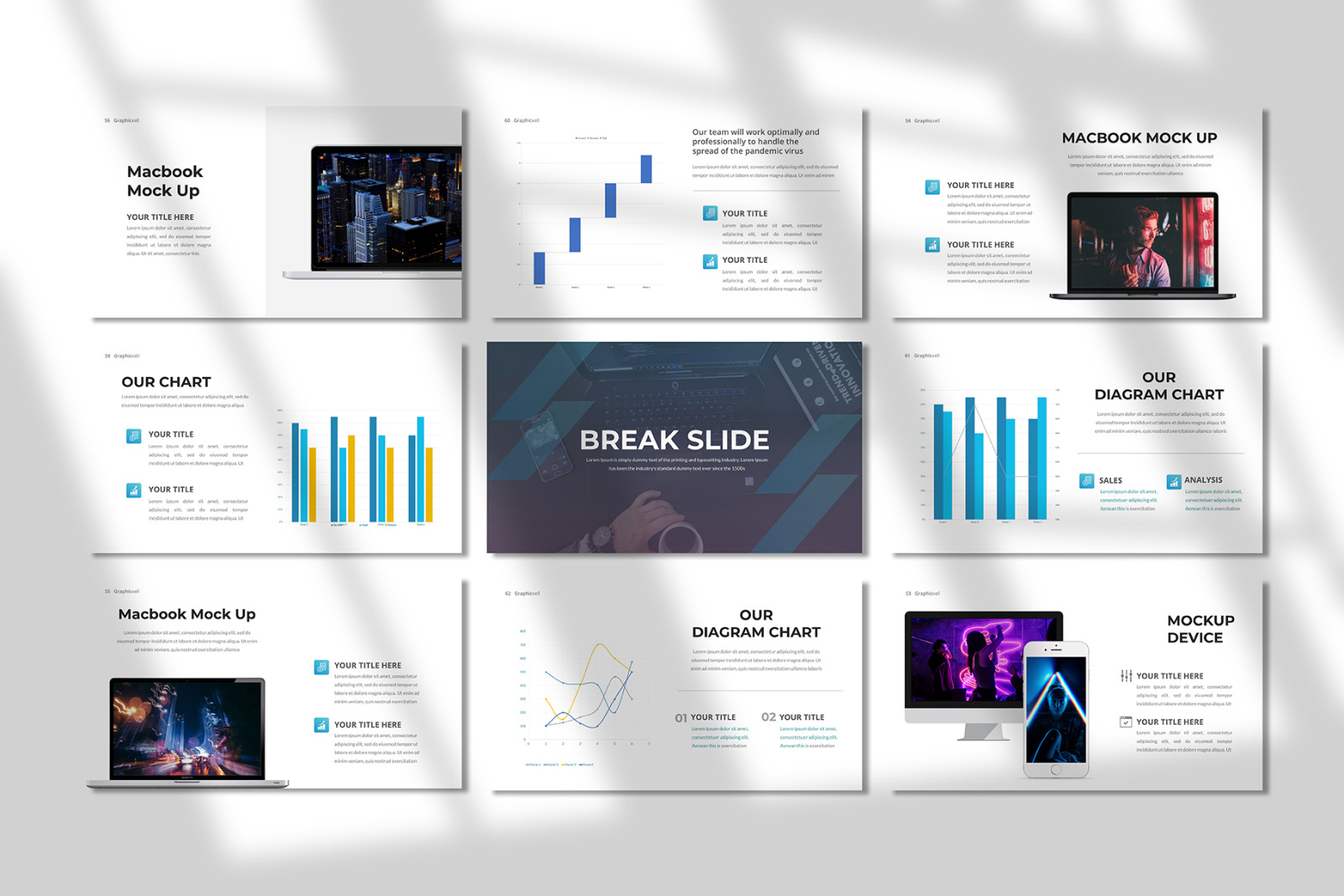 Business 75 Creative Slide - PowerPoint Template