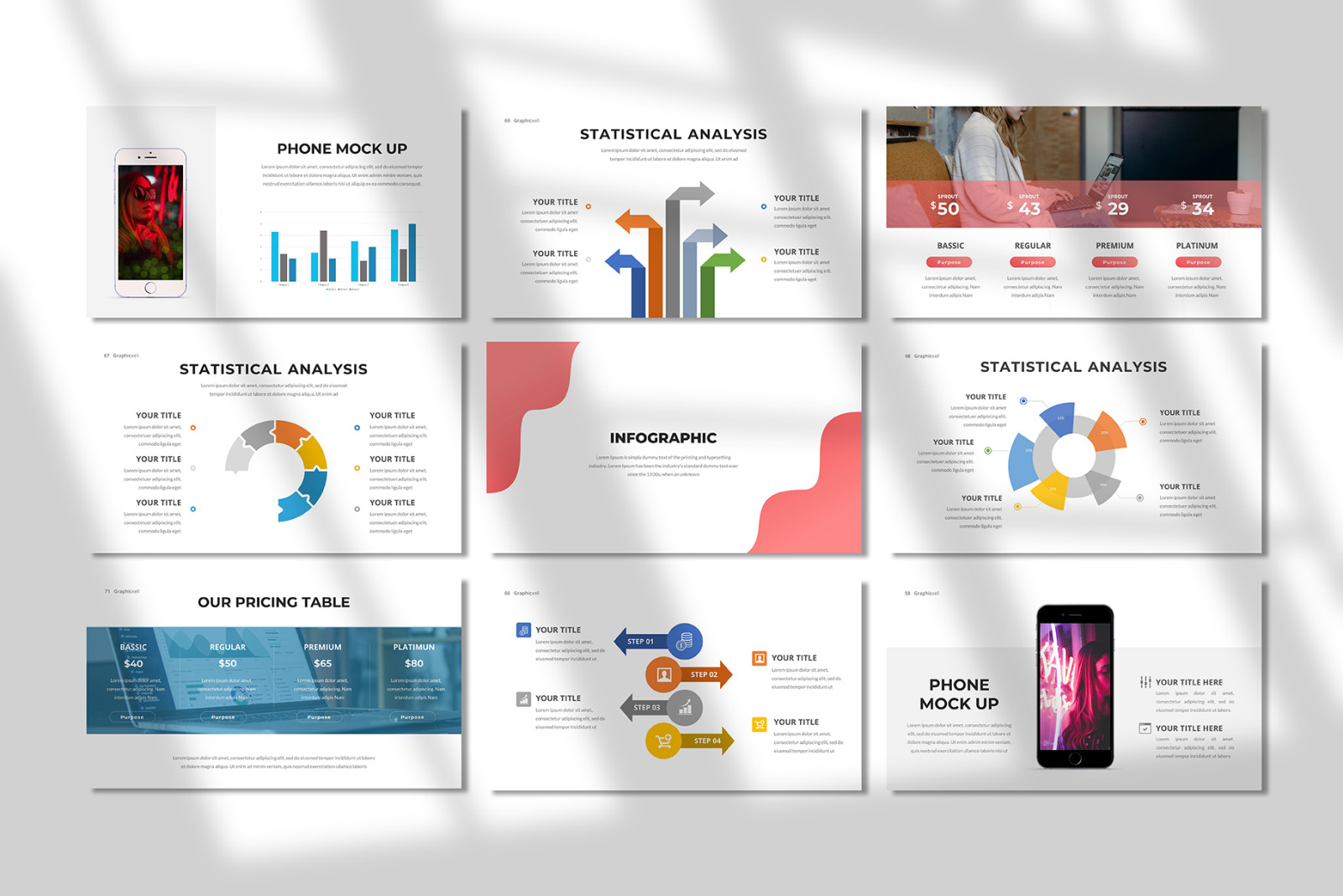 Business 75 Creative Slide - PowerPoint Template