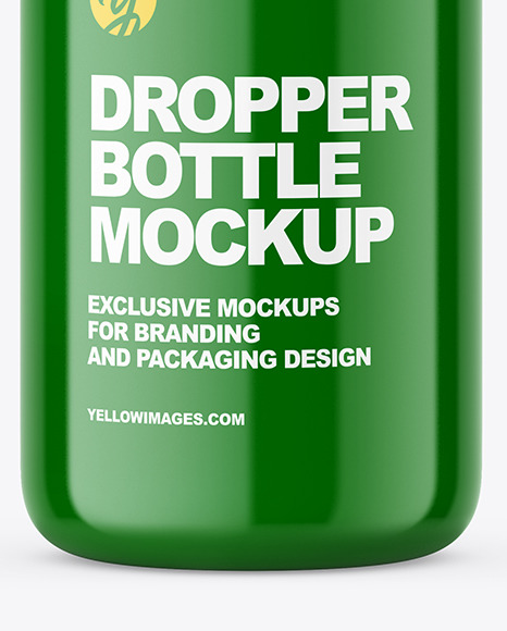 Plastic Dropper Bottle Mockup