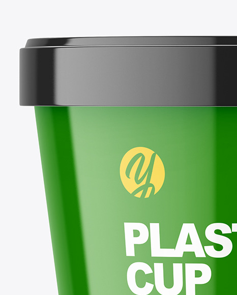 Plastic Cup Mockup