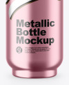 Metallic Bottle Mockup