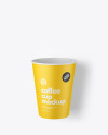 Paper Coffee Cup w/ Spilled Coffee Mockup