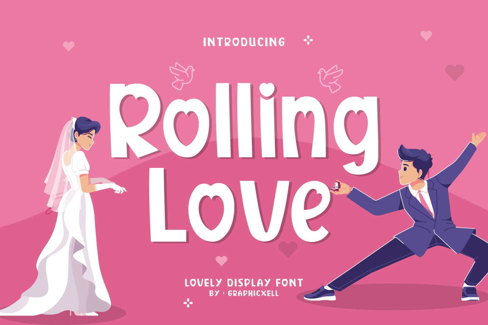 Rolling Love Font Rolling Love Font