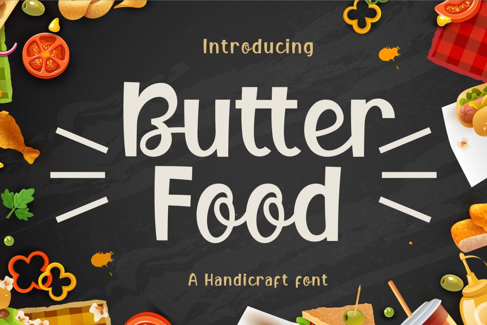 Butter Food Font Butter Food Font
