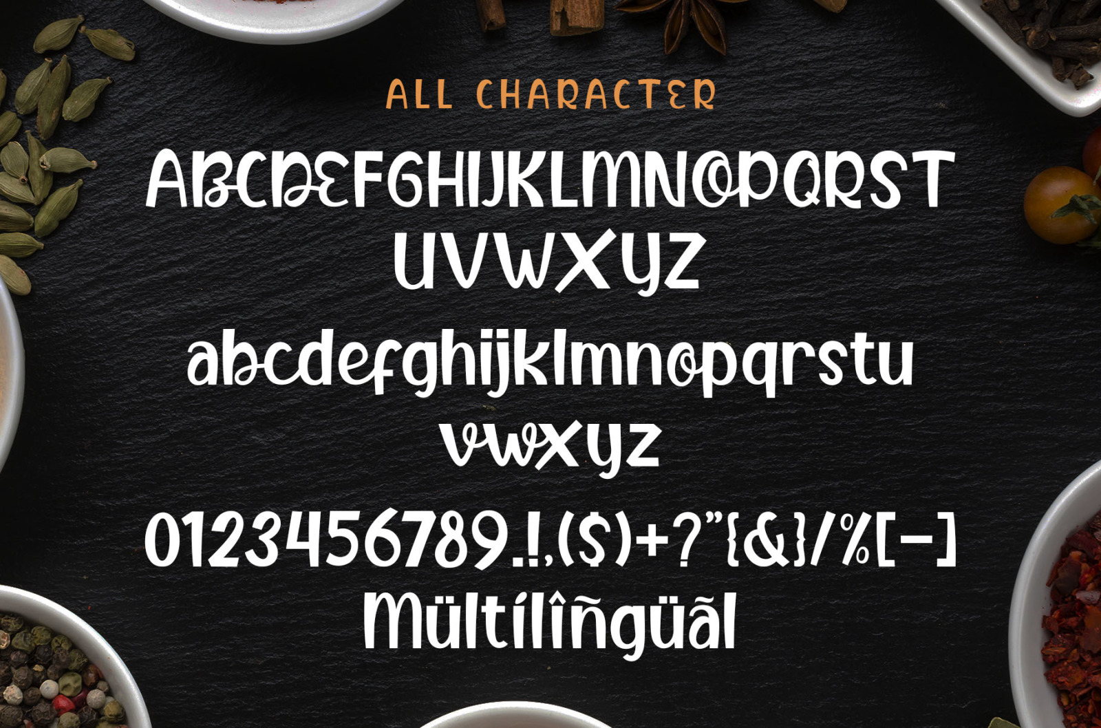 Butter Food Font Butter Food Font
