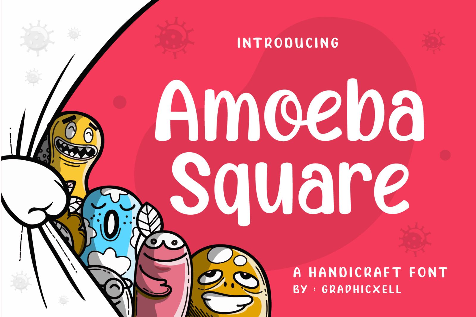 Amoeba Square Font