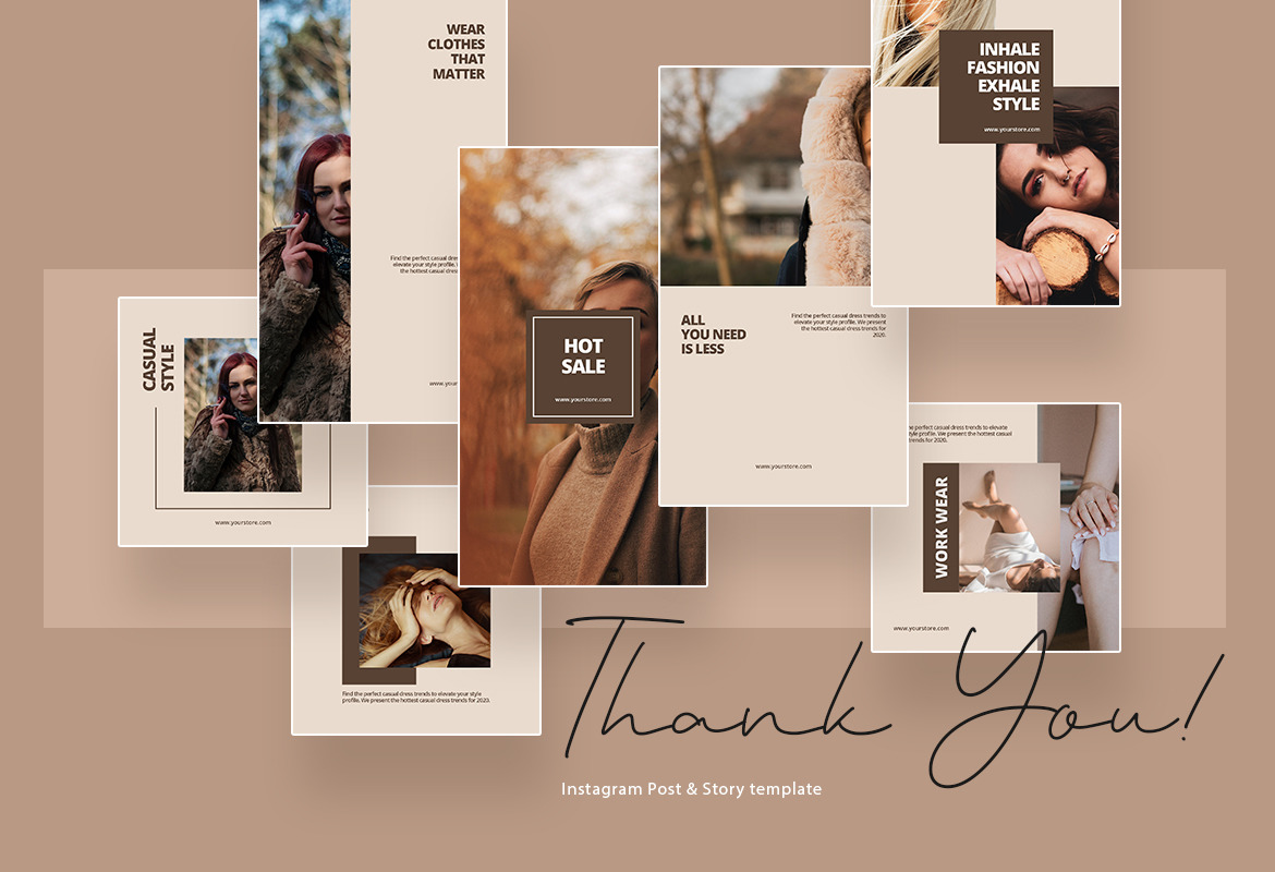Elegant Beauty Company Instagram Template Elegant Beauty Company Instagram Template