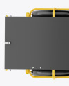 Cargo Bike Mockup - Top View Cargo Bike Mockup - Top View