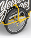 Cargo Bike w/ Opened Trunk Mockup - Half Side View Cargo Bike w/ Opened Trunk Mockup - Half Side View