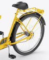Cargo Bike w/ Opened Trunk Mockup - Half Side View Cargo Bike w/ Opened Trunk Mockup - Half Side View