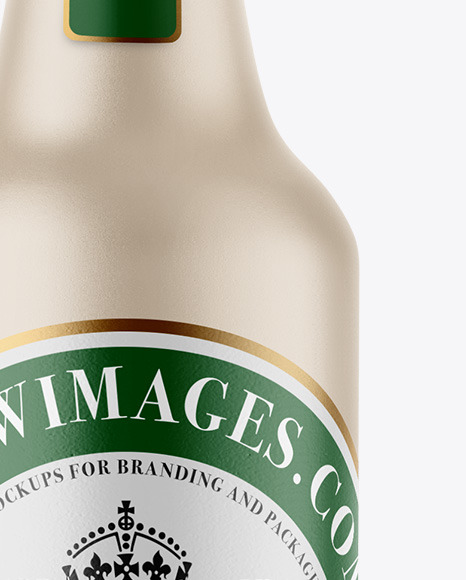 Ceramic Beer Bottle Mockup