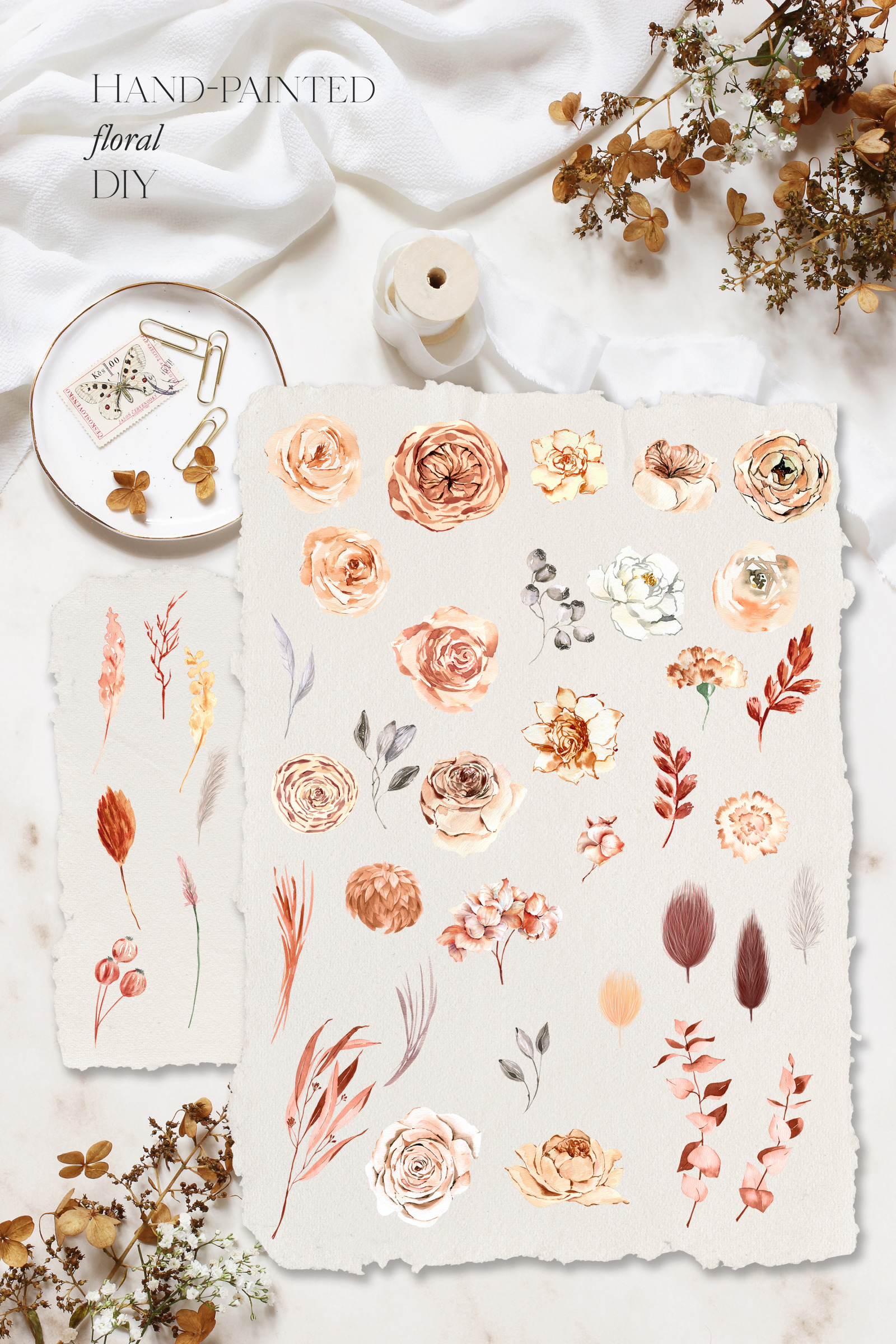 Caramel Latte Autumn Florals arrangements, bouquets, terracota, patterns. Fall clipart Caramel Latte Autumn Florals arrangements, bouquets, terracota, patterns. Fall clipart