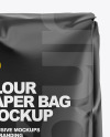 Glossy Paper Flour Bag Mockup