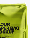 Metallized Paper Flour Bag Mockup