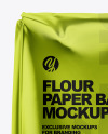 Metallized Paper Flour Bag Mockup