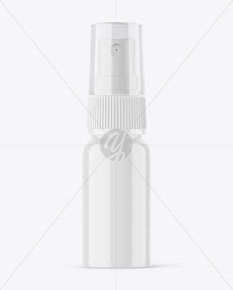 Glossy 30ml Spray Bottle Mockup