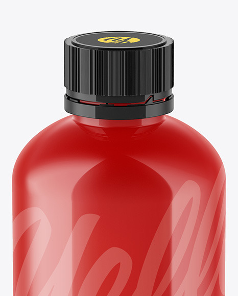 Glossy Bottle Mockup