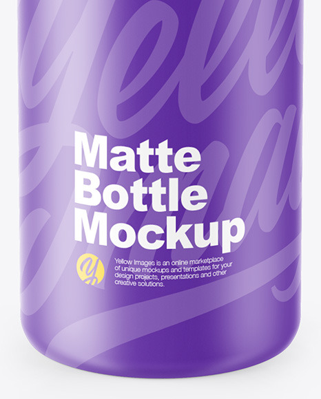 Matte Bottle Mockup