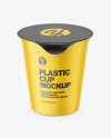 Plastic Cup Mockup