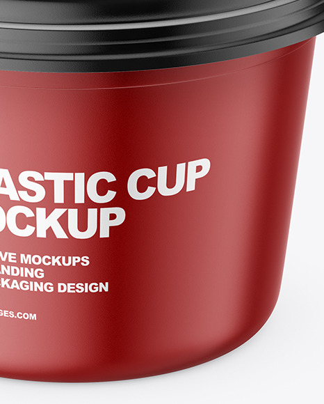 Plastic Cup Mockup