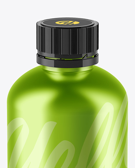 Metallic Bottle Mockup