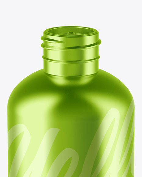 Metallic Bottle Mockup