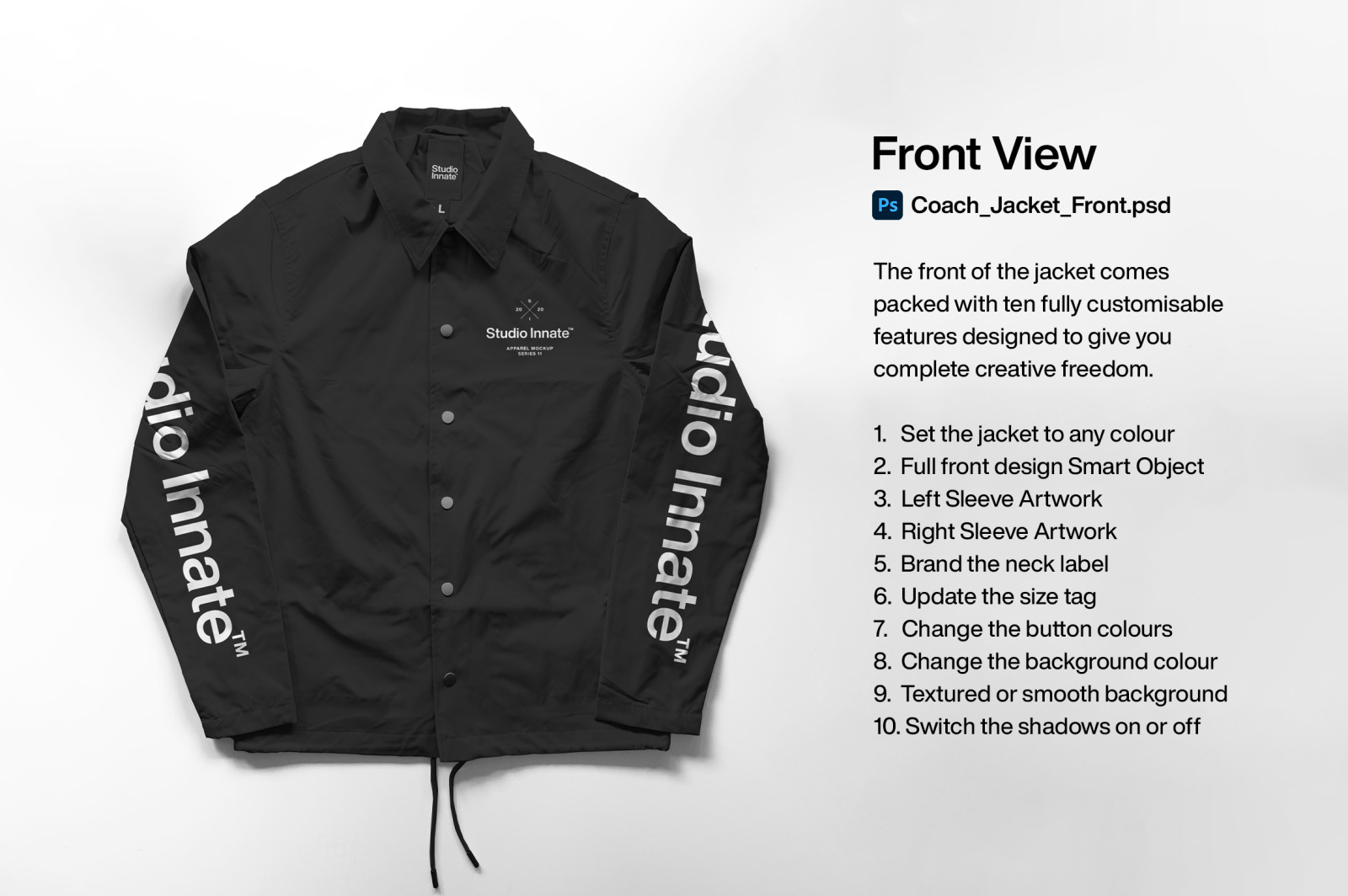 Coach Jacket - Mockup Bundle