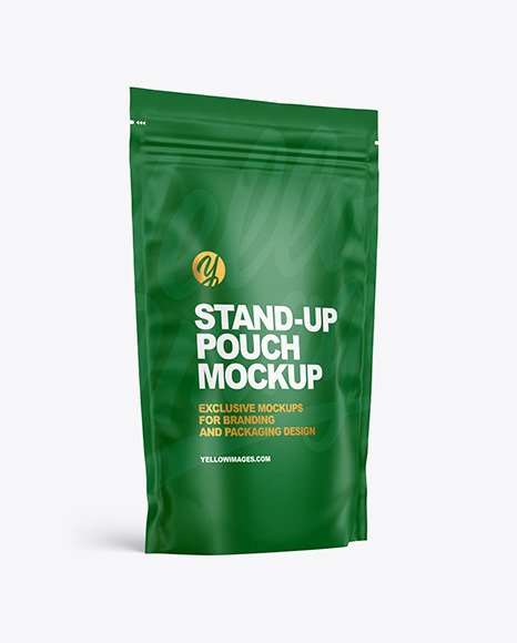 Paper Stand-up Pouch Mockup