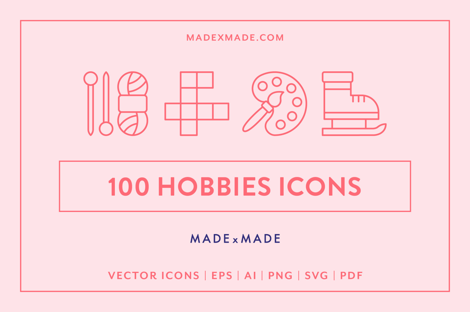 Line Icons – Hobbies