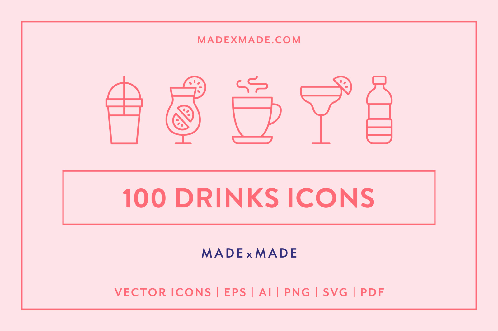 Line Icons – Drinks