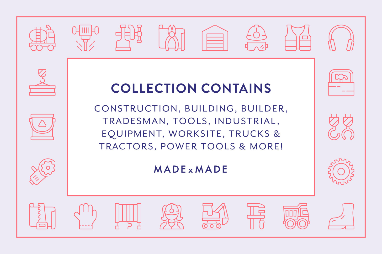 Line Icons – Construction