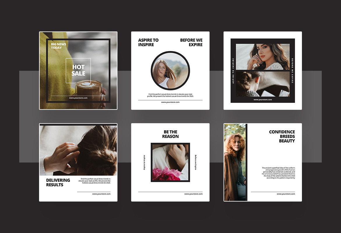 Elegant Beauty Company Instagram Template Elegant Beauty Company Instagram Template
