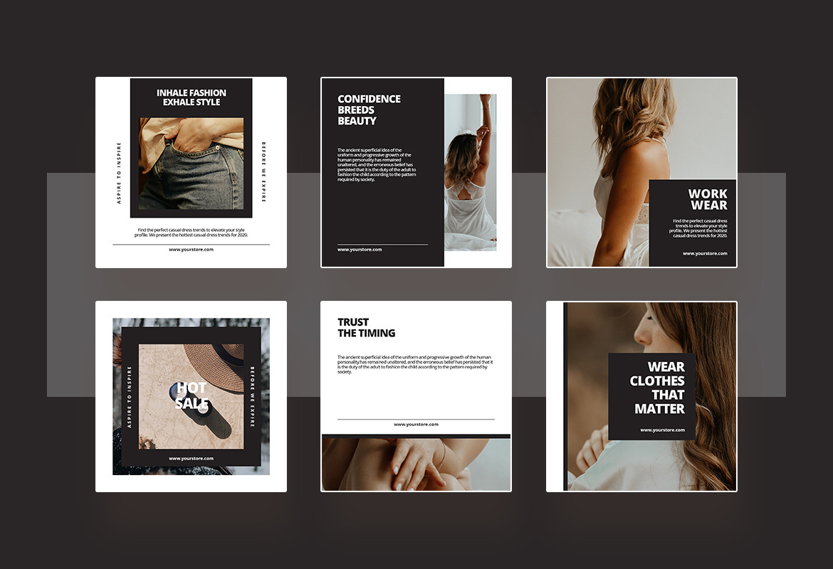 Elegant Beauty Company Instagram Template Elegant Beauty Company Instagram Template