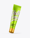Metallic Cosmetic Tube Mockup