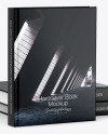 Hardcover Book w/ Matte Cover Mockup