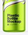 Matte Metallic Bottle Mockup