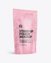 Kraft Paper Stand-up Pouch Mockup