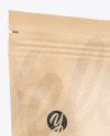 Kraft Paper Stand-up Pouch Mockup