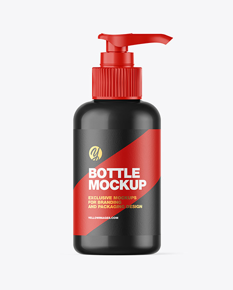 Sanitizer Bottle w/ Closed Pump Mockup