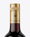 Dark Glass Red Wine Bottle Mockup Dark Glass Red Wine Bottle Mockup