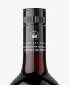 Dark Glass Red Wine Bottle Mockup Dark Glass Red Wine Bottle Mockup