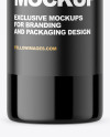 Dark Glass Red Wine Bottle Mockup Dark Glass Red Wine Bottle Mockup