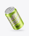 Matte Metallic Drink Can Mockup