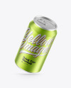 Matte Metallic Drink Can Mockup