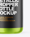 Glossy Metallic Dropper Bottle Mockup