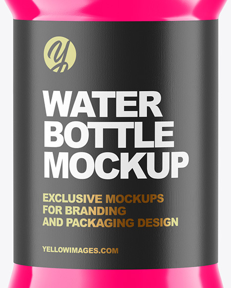 Plastic Juice Bottle Mockup