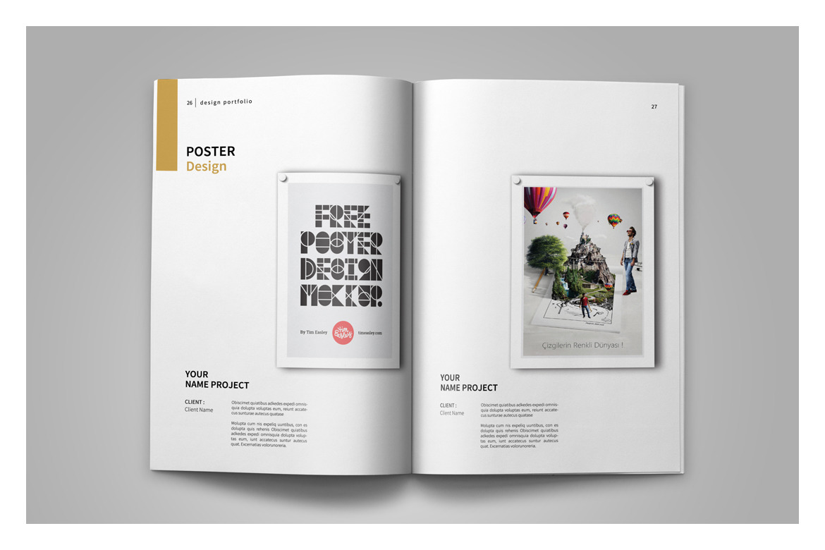 Graphic Design Portfolio Template